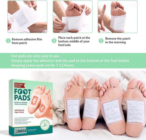 Velvora Fitpiick Premium Natural Detox Foot Patches (Pack Of 50)