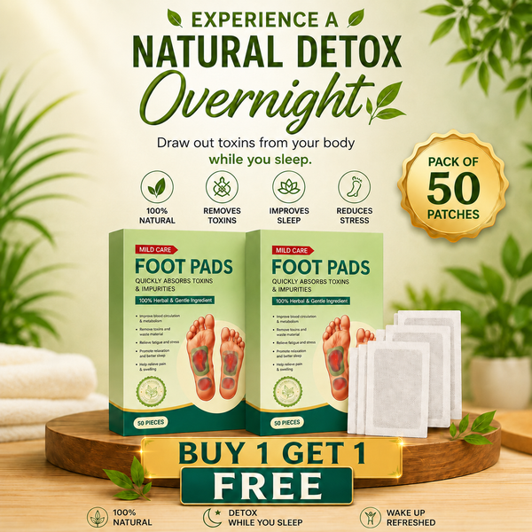 Velvora Fitpiick Premium Natural Detox Foot Patches (Pack Of 50)